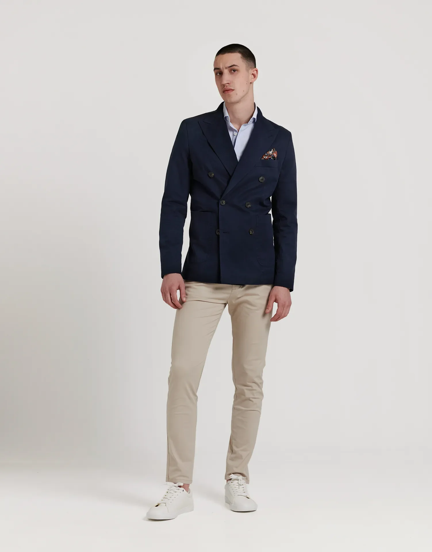 BLAZER CRUZADA LISA ALGODON - Image 10