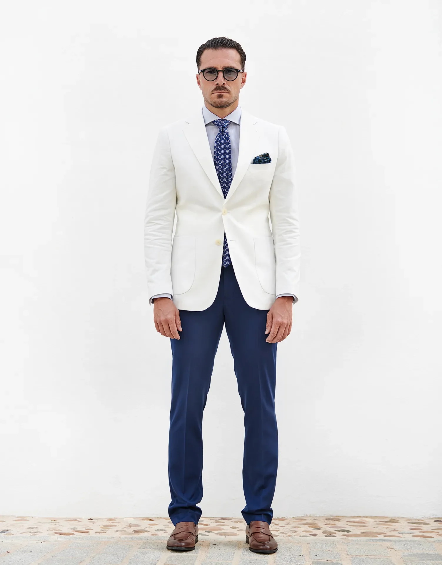 AMERICANA TRAJE ALGODÓN - LINO - Image 2