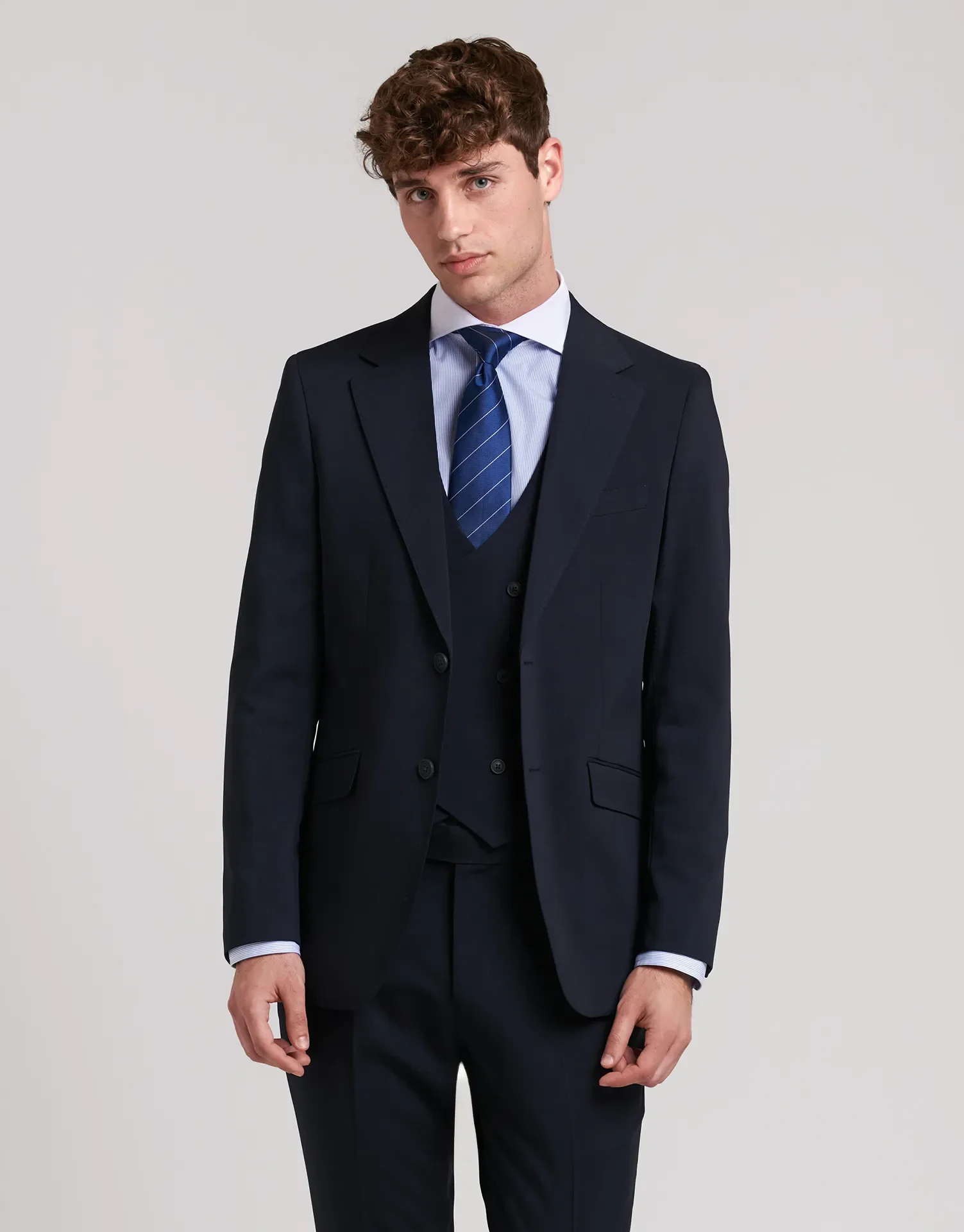 AMERICANA TRAJE BASIC ENTALLADO - Image 5