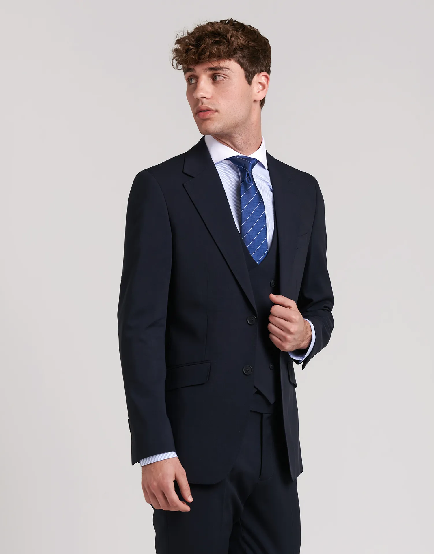 AMERICANA TRAJE BASIC ENTALLADO - Image 6