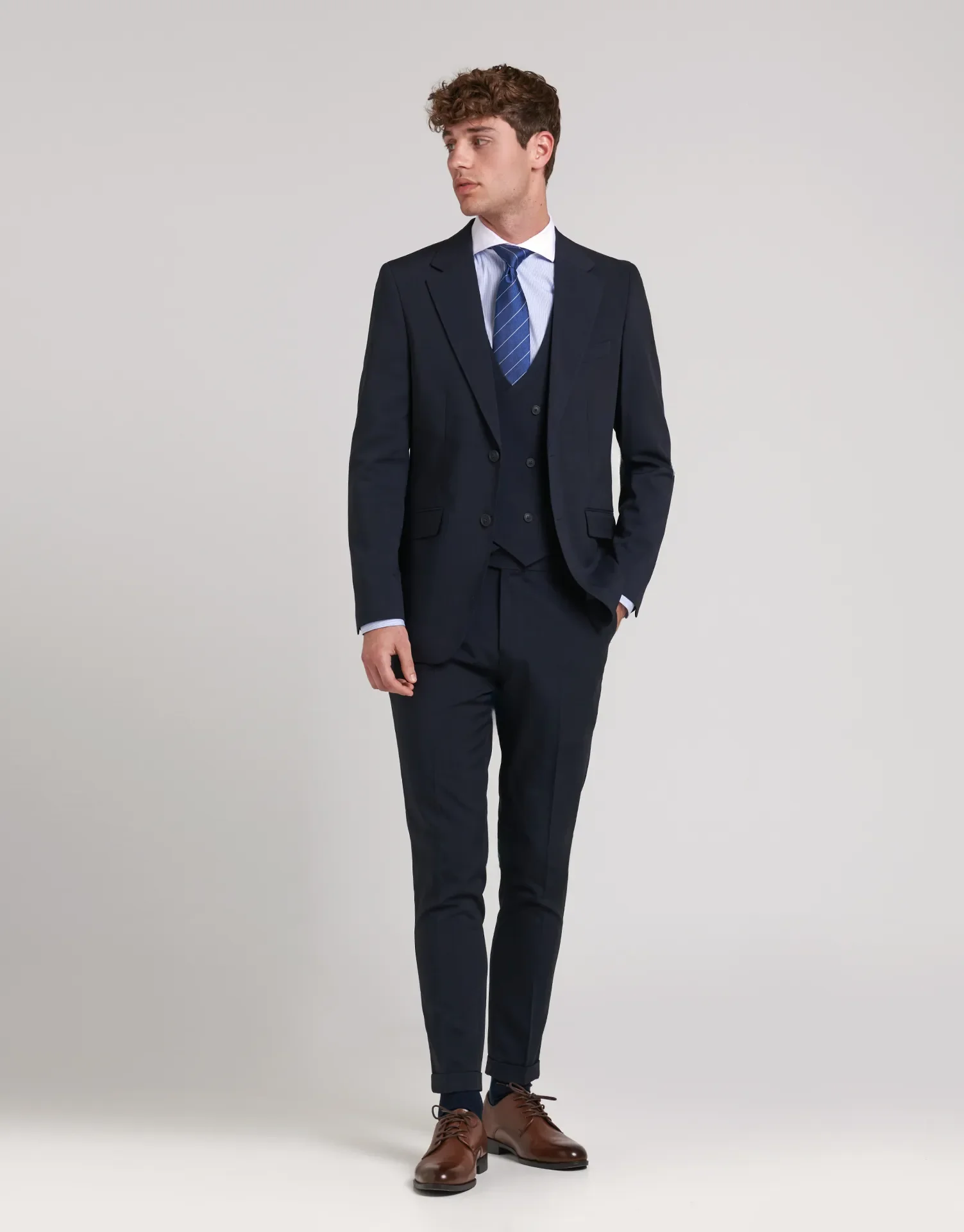 AMERICANA TRAJE BASIC ENTALLADO - Image 7