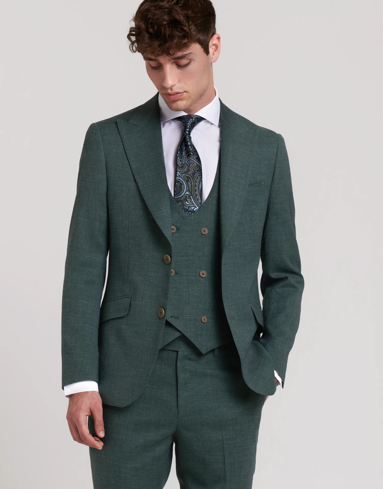 AMERICANA TRAJE ENTALLADA SOLAPA PUNTA - Image 23