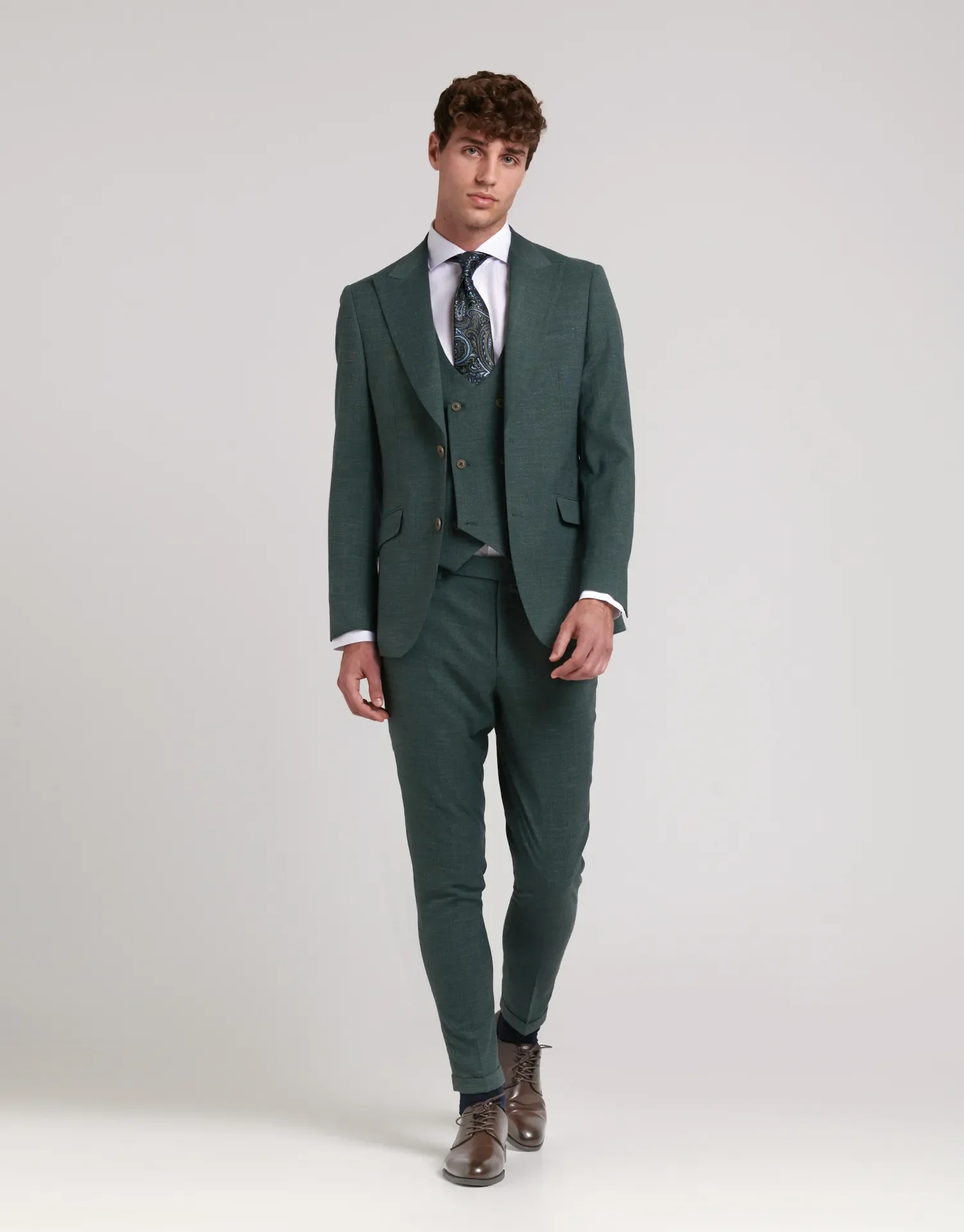 AMERICANA TRAJE ENTALLADA SOLAPA PUNTA - Image 26
