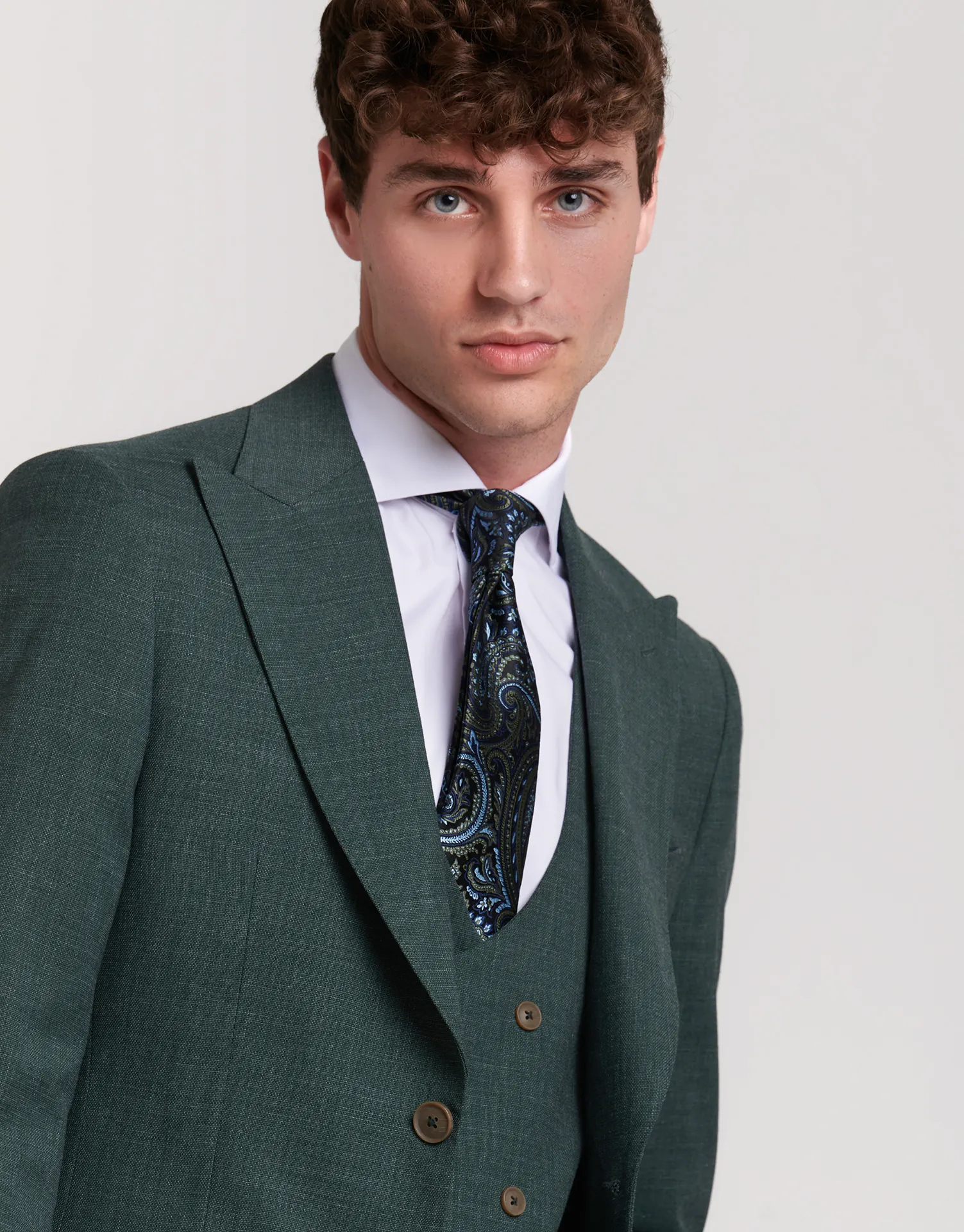 AMERICANA TRAJE ENTALLADA SOLAPA PUNTA - Image 27