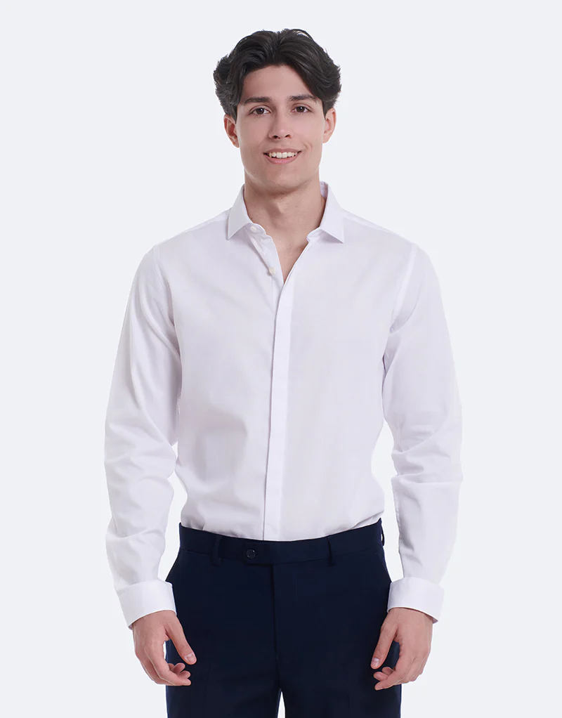 CAMISA ESTRUCTURA TAPETA OCULTA - Image 3