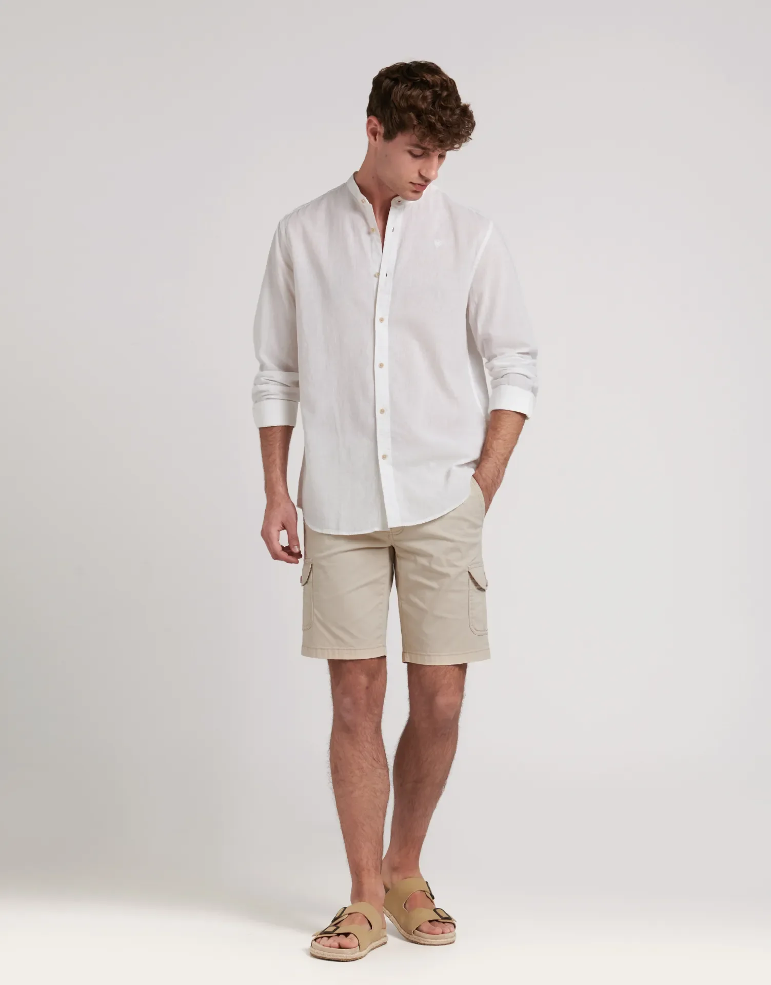 CAMISA LINO CUELLO MAO - Image 4