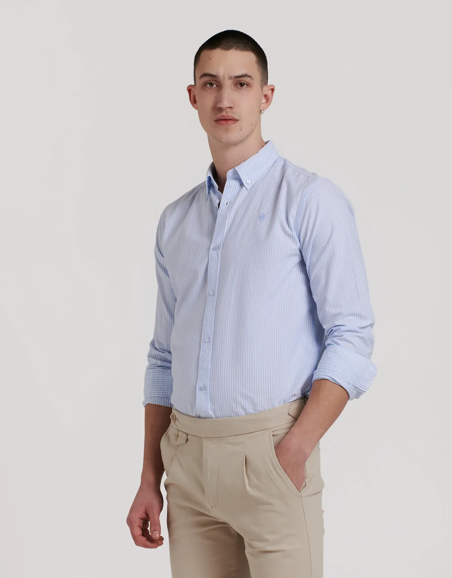CAMISA ML OXFORD RAYAS - Image 3