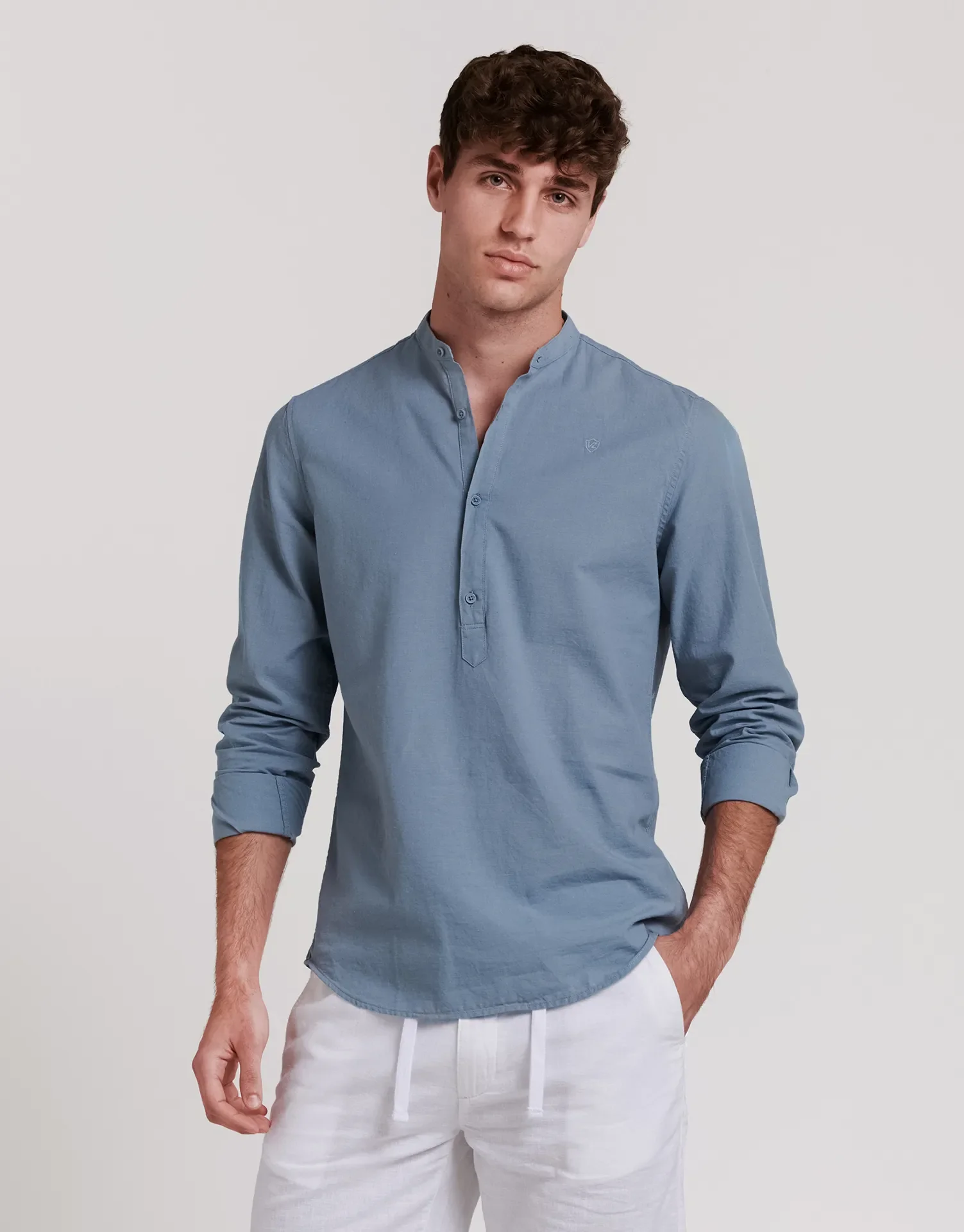 CAMISA POLERA LINO CUELLO MAO - Image 8