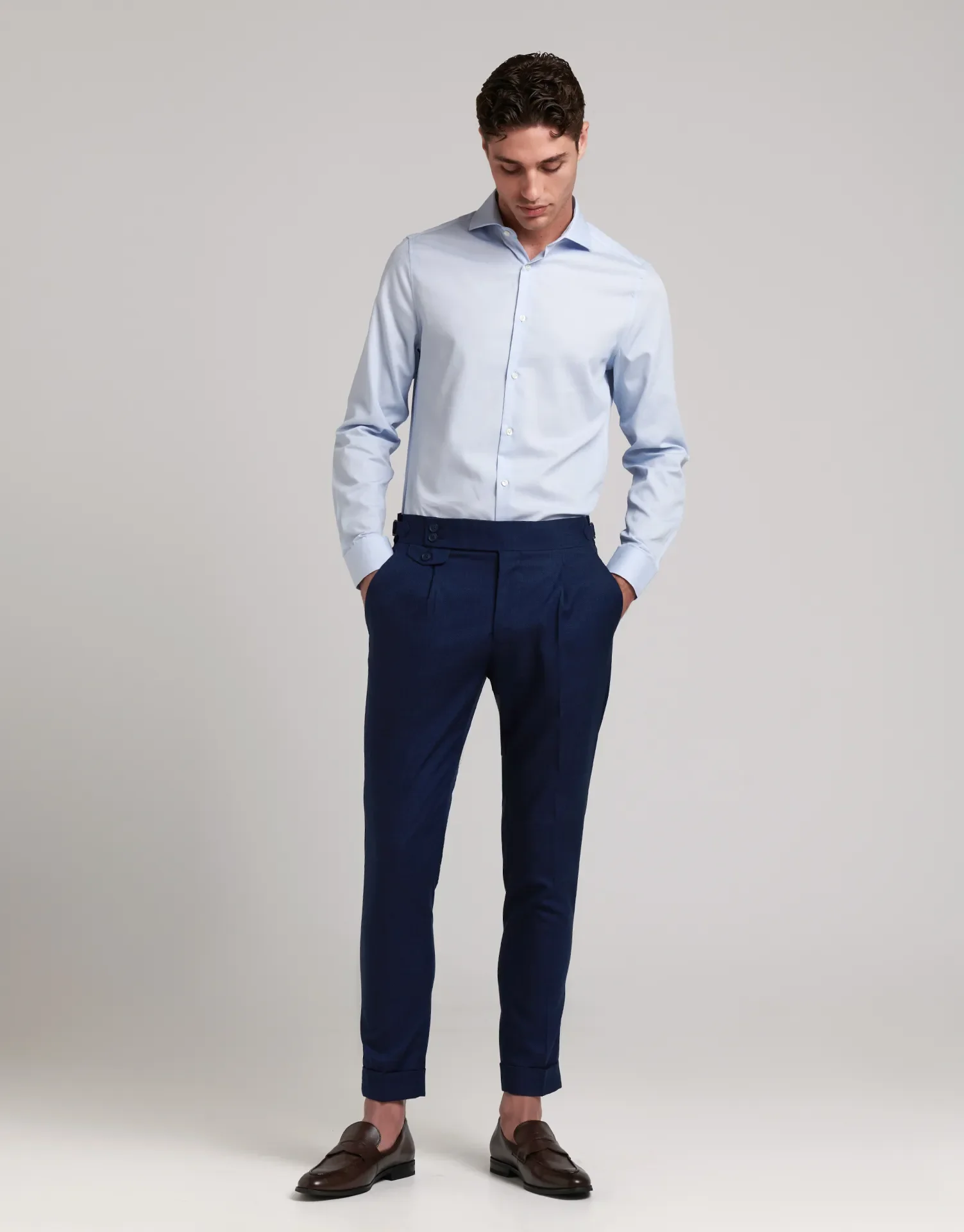 CAMISA SLIM ESTRUCTURA CUELLO ITALIANO - Image 11
