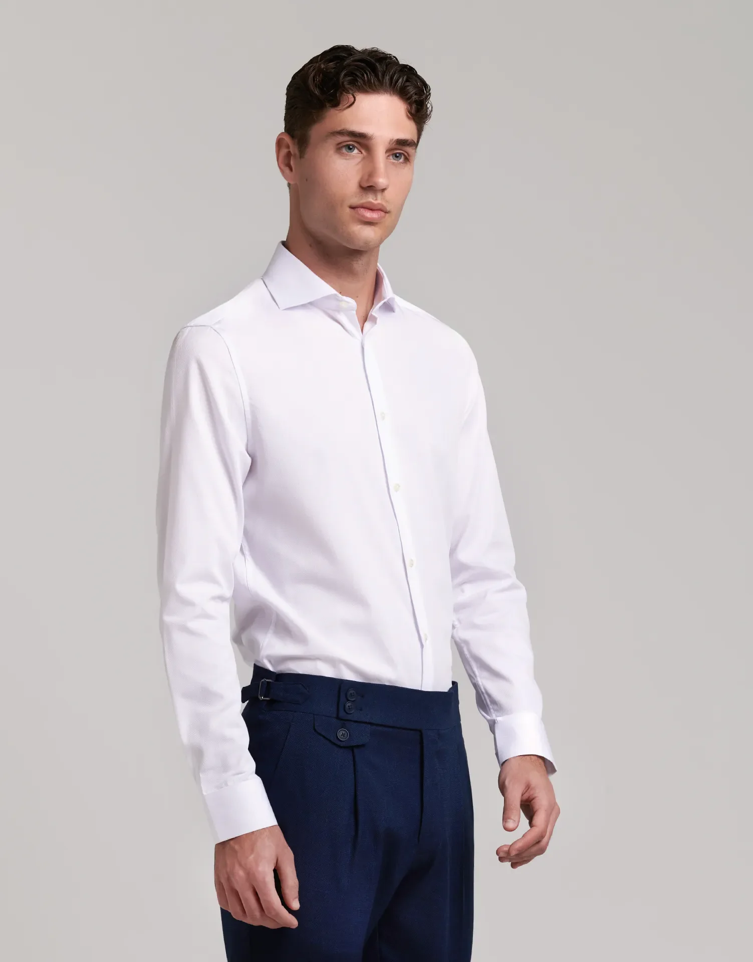 CAMISA SLIM ESTRUCTURA CUELLO ITALIANO - Image 5