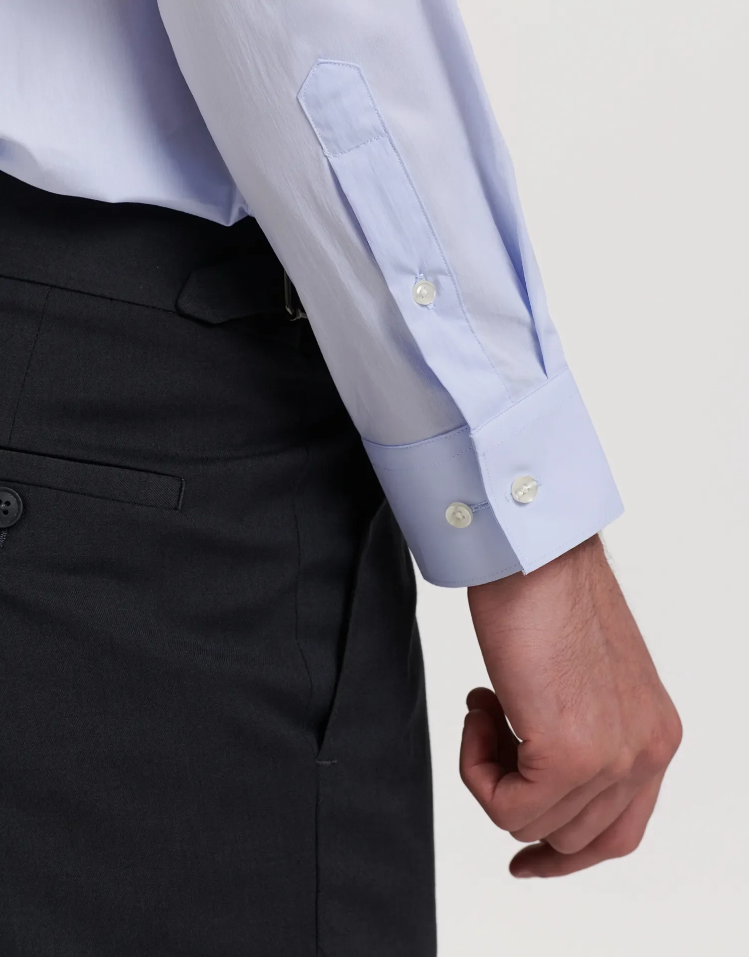 CAMISA VESTIR ELASTICA CUELLO ITALIANO SLIM FIT - Image 6