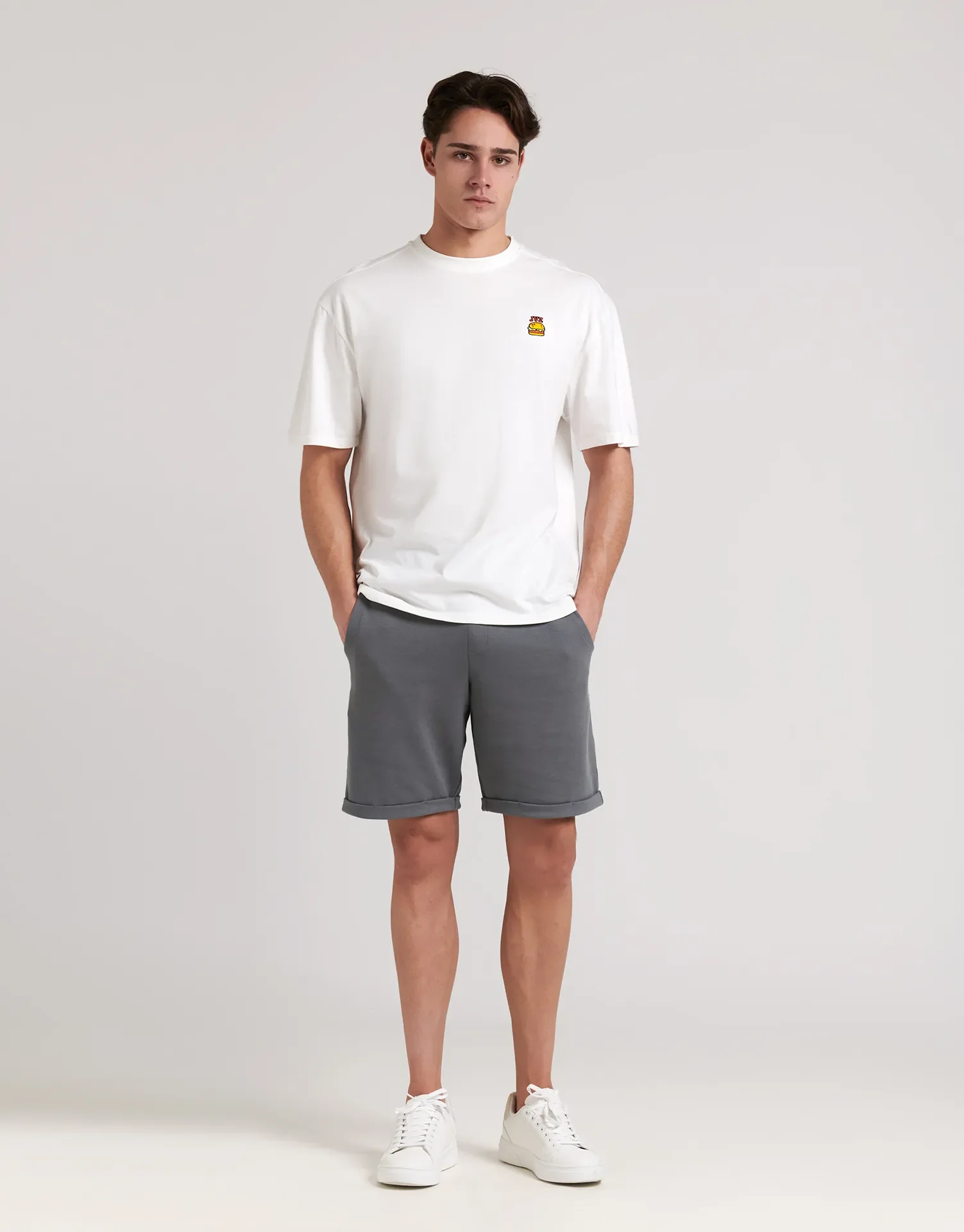 CAMISETA BASICA OVERSIZE BORDADO - Image 17