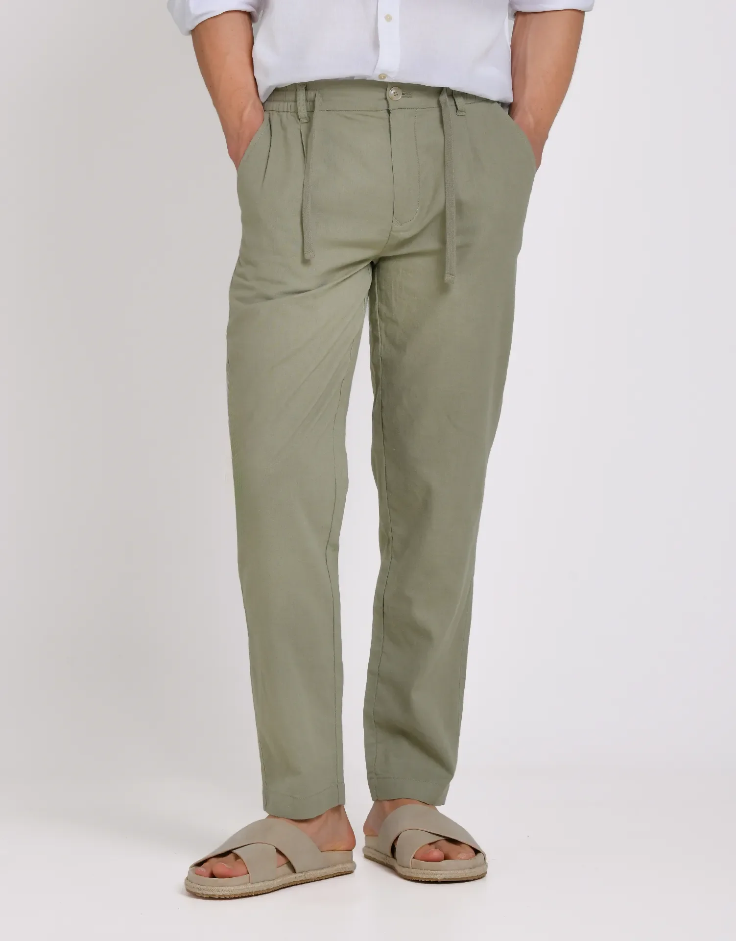PANTALON LINO RELAXED FIT - Image 9