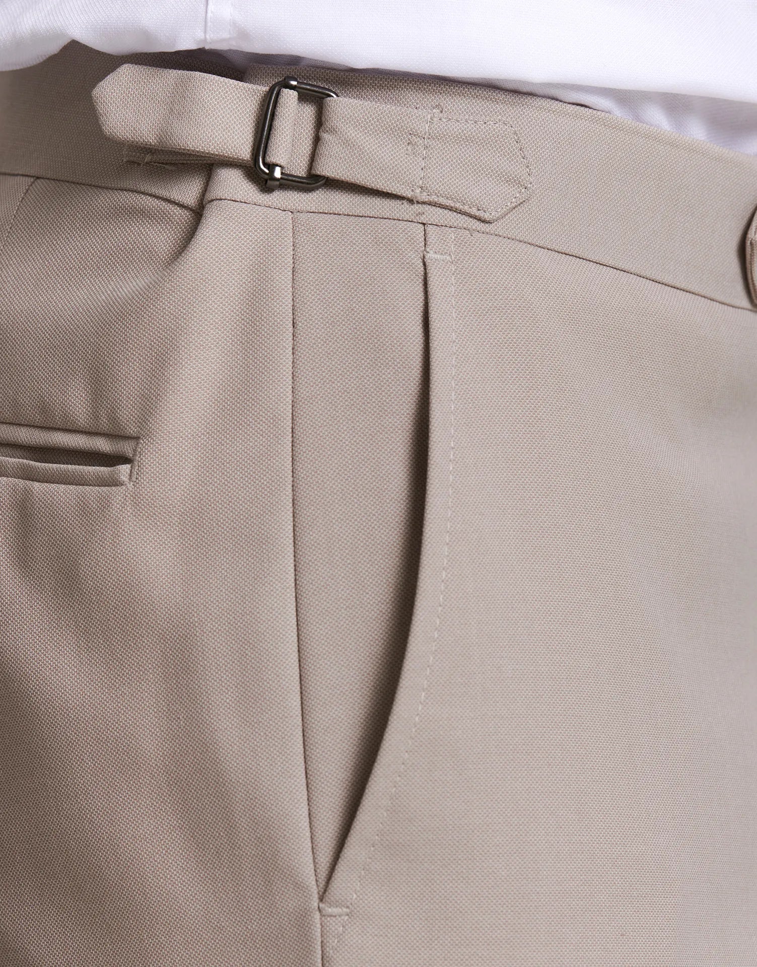 PANTALON TRAJE MEZCLILLA HEBILLAS TAPPERED FIT - Image 21