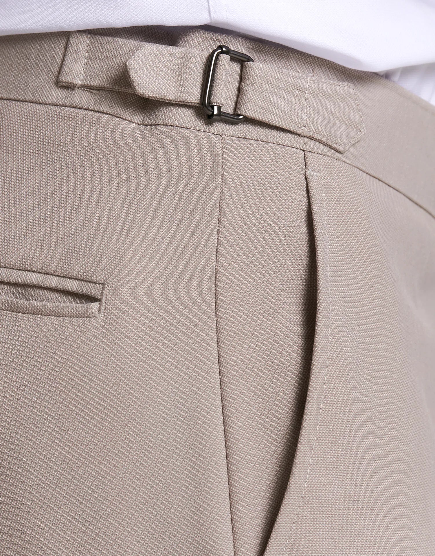PANTALON TRAJE MEZCLILLA HEBILLAS TAPPERED FIT - Image 23