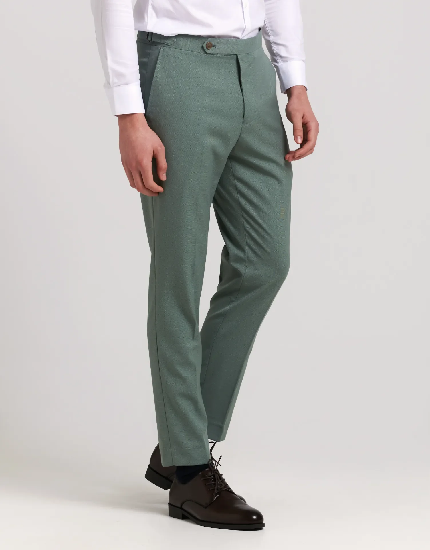 PANTALON TRAJE MEZCLILLA HEBILLAS TAPPERED FIT - Image 24