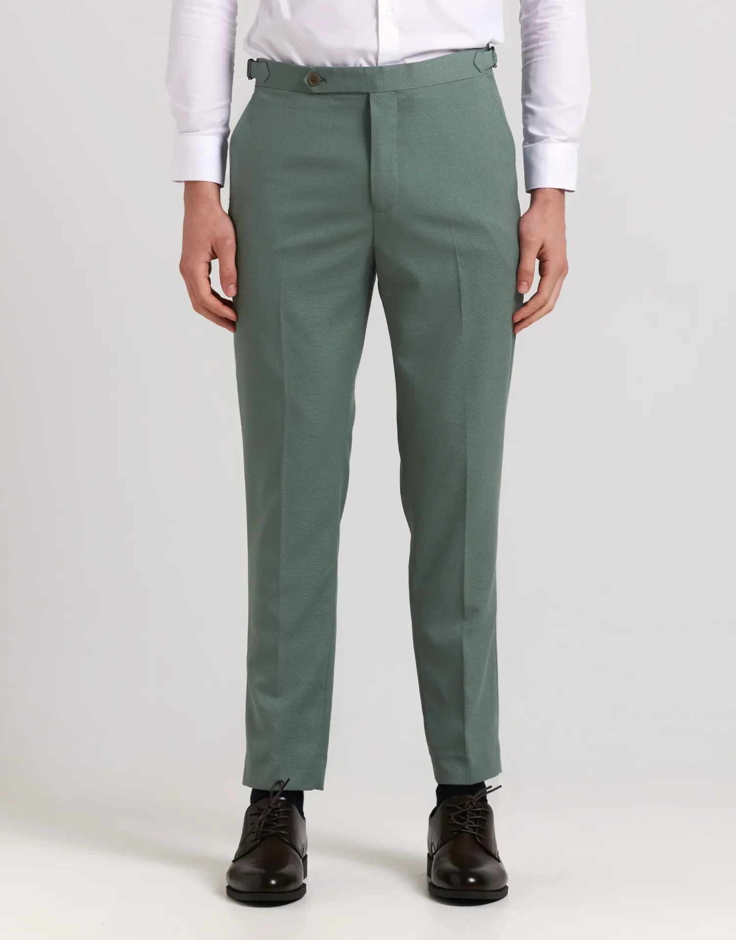 PANTALON TRAJE MEZCLILLA HEBILLAS TAPPERED FIT - Image 26