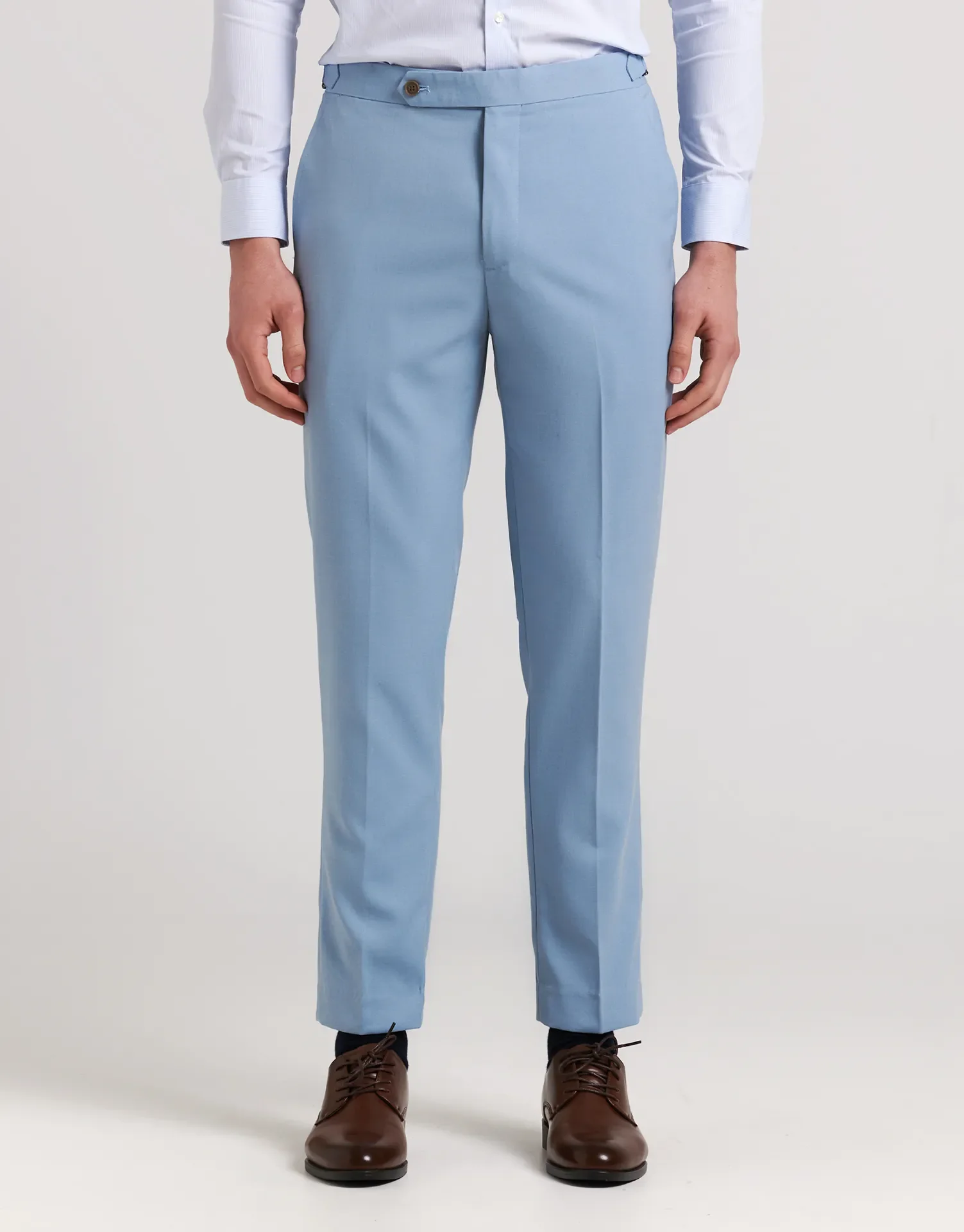 PANTALON TRAJE MEZCLILLA HEBILLAS TAPPERED FIT - Image 5
